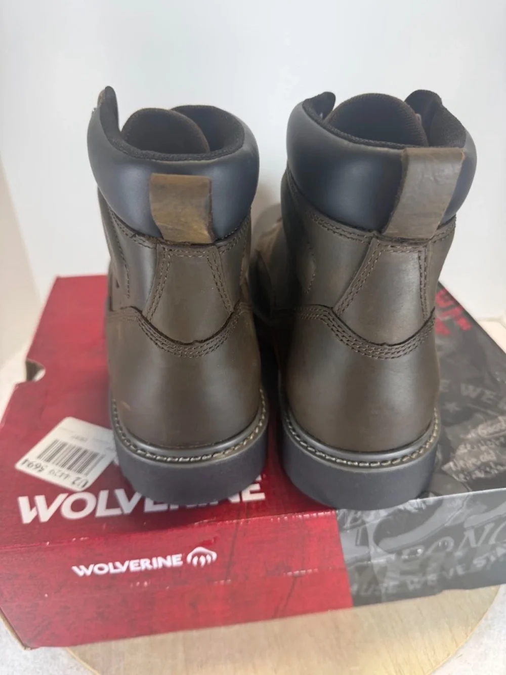 Wolverine Floorhand W10633 Mens 12 EW Steel Toe Waterproof Work Boots Brown NIB